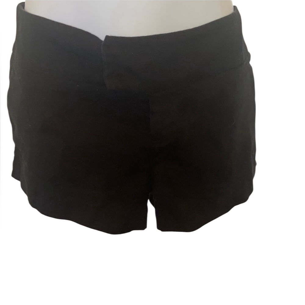 Black short shorts size 8